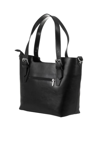 Cabas en cuir - Noir