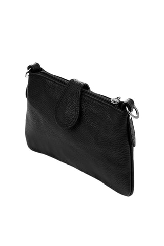 Sac bandoulière en cuir Allerona - Noir
