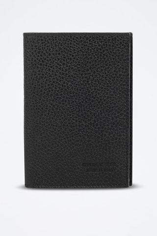 Portefeuille en cuir Azzano - Noir