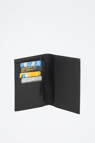 Portefeuille en cuir Azzano - Noir