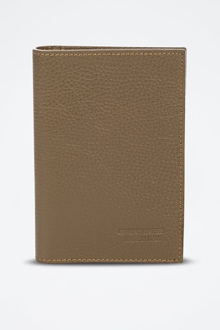 Portefeuille en cuir Azzano - Marron