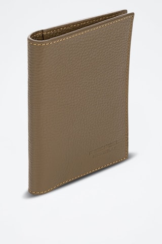 Portefeuille en cuir Azzano - Marron