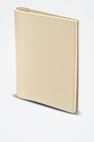 Portefeuille en cuir Azzano - Beige