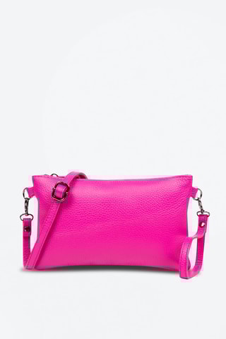 Sac bandoulière en cuir - Rose