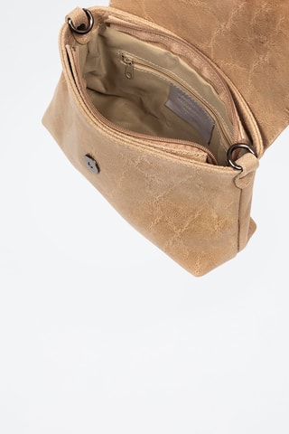 Sac bandoulière en nubuck Lentini - Beige