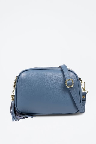 Sac bandoulière en cuir Aliminusa - Bleu