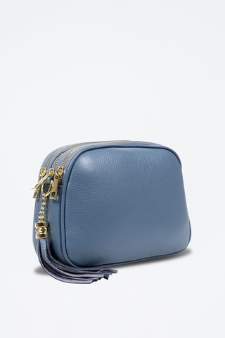 Sac bandoulière en cuir Aliminusa - Bleu