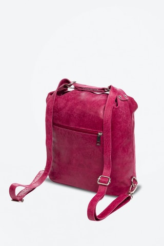 Sac à dos en cuir Irene - Rose