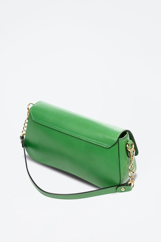 Sac porté épaule en cuir Anzano - Vert