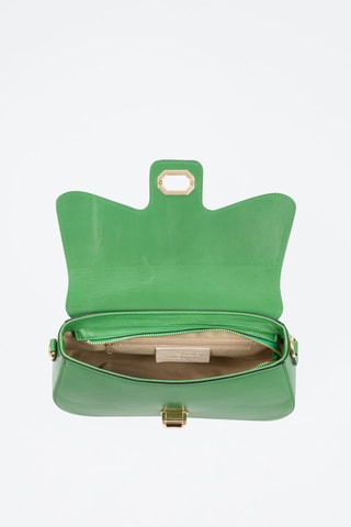 Sac porté épaule en cuir Anzano - Vert