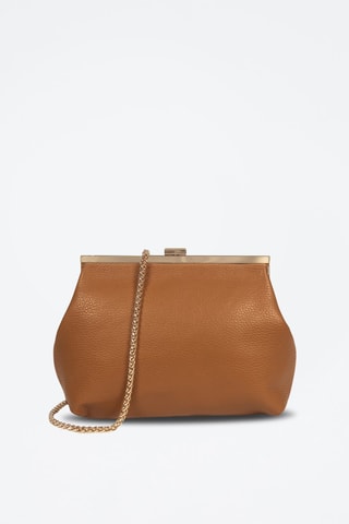 Sac bandoulière en cuir Aci - Marron