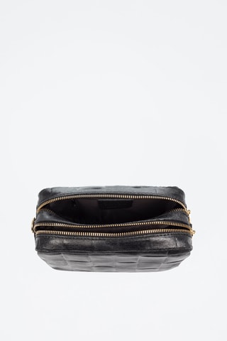 Sac bandoulière en cuir Degna - Noir
