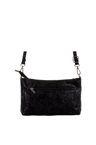 Sac bandoulière en cuir Martia - Noir