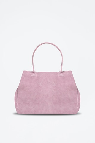 Cabas en nubuck Annagrazia - Rose