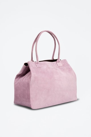 Cabas en nubuck Annagrazia - Rose