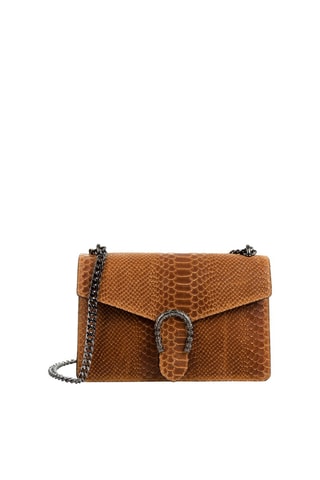 Sac porté épaule en cuir Luce - Marron
