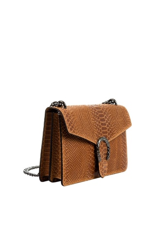 Sac porté épaule en cuir Luce - Marron