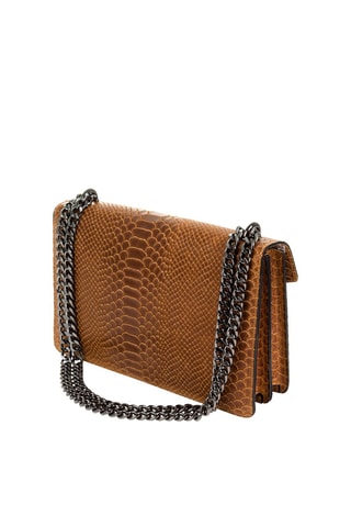 Sac porté épaule en cuir Luce - Marron