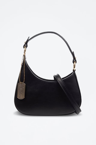Sac porté épaule en cuir Arpaia - Noir