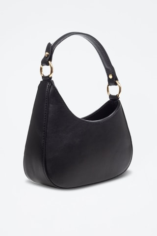 Sac porté épaule en cuir Arpaia - Noir