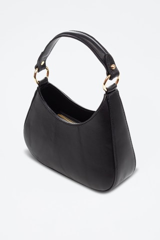 Sac porté épaule en cuir Arpaia - Noir