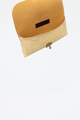Pochette en cuir - Doré