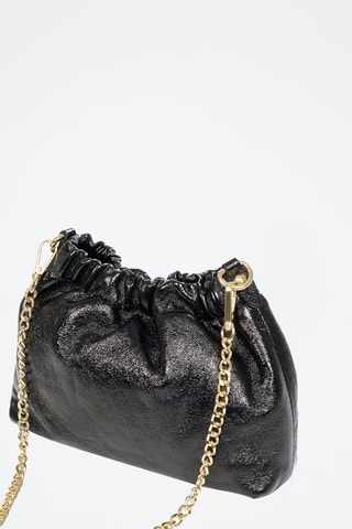 Sac bandoulière Ascea en cuir - Noir