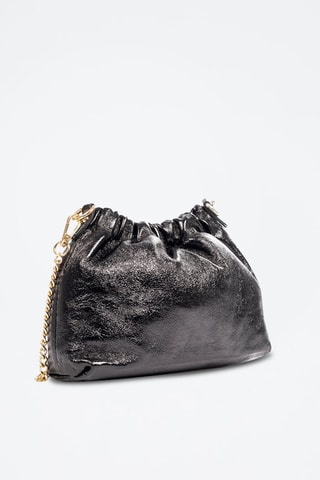 Sac bandoulière Ascea en cuir - Noir