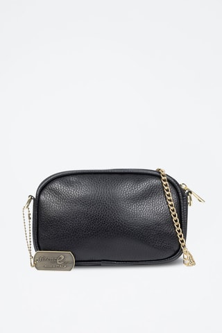 Sac bandoulière en cuir Asola - Noir