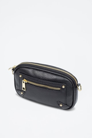 Sac bandoulière en cuir Asola - Noir