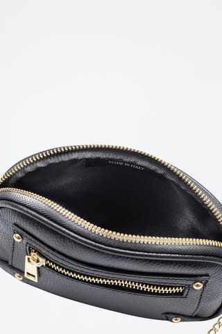 Sac bandoulière en cuir Asola - Noir