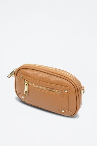 Sac bandoulière en cuir Asola - Marron