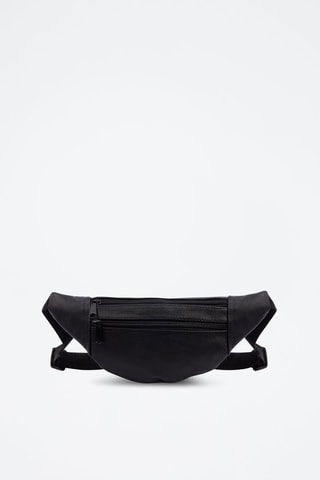 Sac banane en cuir Atripalda - Noir