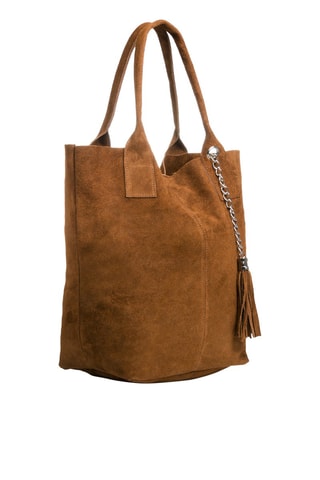Cabas en nubuck - Marron