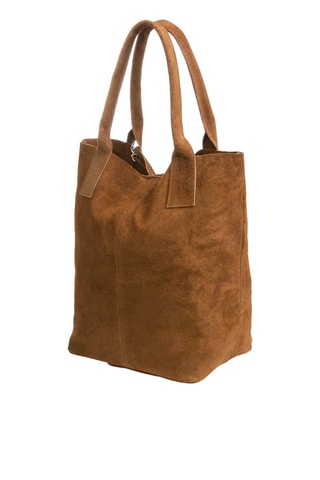Cabas en nubuck - Marron
