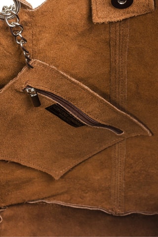 Cabas en nubuck - Marron