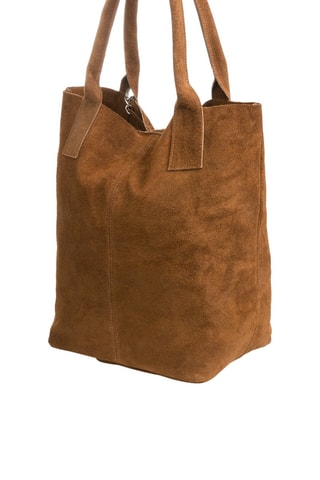 Cabas en nubuck - Marron