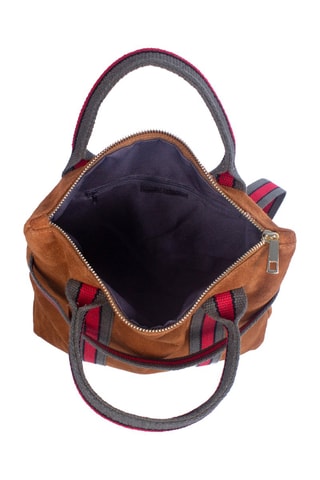 Sac à dos en nubuck - Marron