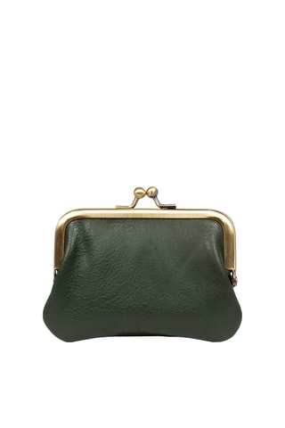 Porte-monnaie en cuir - Vert
