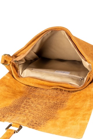 Sac bandoulière en cuir Daniela - Marron