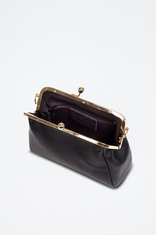 Sac bandoulière en cuir Emilia - Noir