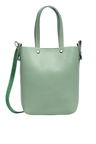 Sac bandoulière en cuir Italia - Vert