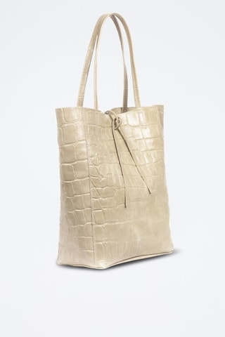 Cabas en cuir Sefora - Beige
