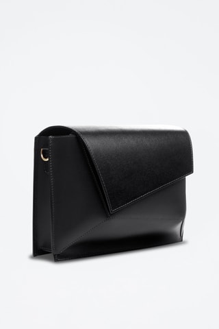 Sac bandoulière en cuir Arena - Noir