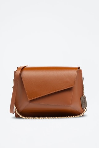 Sac bandoulière en cuir Arena - Marron