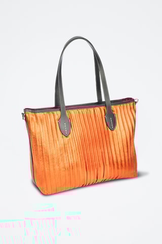 Sac porté épaule en cuir nappa - Orange