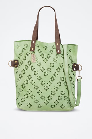 Cabas en cuir nappa - Vert