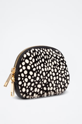 Porte-monnaie en cuir - Noir