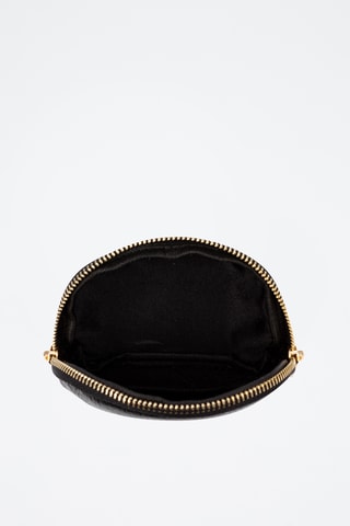 Porte-monnaie en cuir - Noir