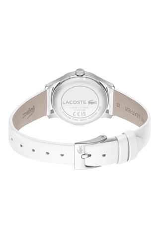 Montre à quartz en cuir - Blanc